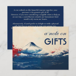 Note on GIFTS Japonesque Harmony with Fuji Begleitkarte