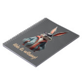 Note pad Bunny Design elegant stilvoll Notizblock (Linke Seite)