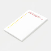 Note Pad - Erinnerung Notizblock (angewinkelt)
