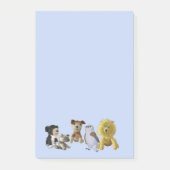 Note Pad - Group of Toy Animals Post-it Klebezettel (Vorderseite)