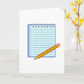 Note Pad Karte (Gelbe Blume)