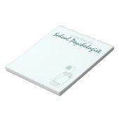 Note Pad (klein) für Schulpsychologe Notizblock (Rotiert)