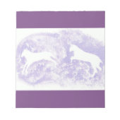 Note Pad mit Pferdedesign Notizblock (Vorderseite)