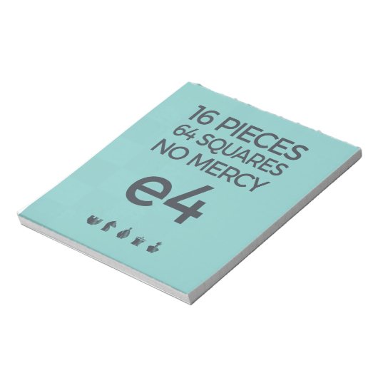 Note Pad: No Mercy Notizblock (Rotiert)