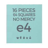 Note Pad: No Mercy Notizblock (Vorderseite)