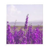 NOTE PAD-STATIONIERUNG FÜR DAS LAVENDER-FELD NOTIZBLOCK (Vorderseite)