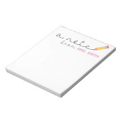 Note Pad, Teacher Gift Notizblock (Rotiert)