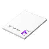 Note Pad Wine Theme Salute Notizblock (Rotiert)