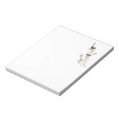 Note Pad with Blue Wrens Notizblock (Rotiert)
