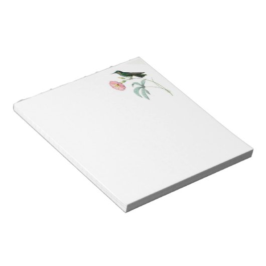 Note Pad with Hummingbirds Notizblock (angewinkelt)