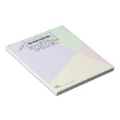 Note Pad with Kid Banner Notizblock (angewinkelt)