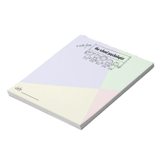 Note Pad with Kid Banner Notizblock (Rotiert)