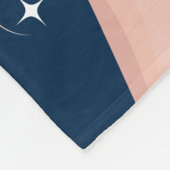 Note: The Navy Gold Sparkle Girls Friend Letter Fleecedecke (Ecke)
