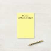 "Note to Self" Funny Blursday Post-It-Notes Post-it Klebezettel (Auf Schreibtisch)