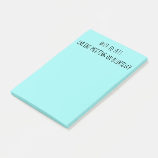 "Note to Self" Funny Quarantäne Notes Post-it Klebezettel (angewinkelt)