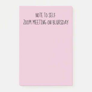 "Note to self" - Funny Quarantine Post-It Notes Klebezettel