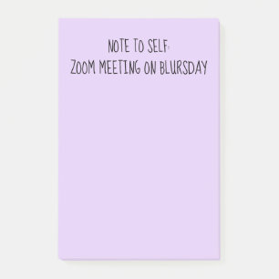 "Note to self" - Funny Quarantine Post-It Notes Klebezettel