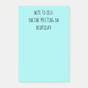 "Note to Self" - Funny Zuhause Office Notes Post-it Klebezettel
