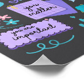 Note To Self You Suicide Prevention Awareness  Poster (Ecke)