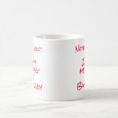 "Note to Self: Zoom meeting on Blursday" Two-Tone Kaffeetasse (Mittel)