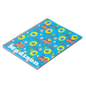 Notebook, #10 Happy 10 th Birthday Notes Blue Notizblock (Linke Seite)