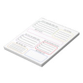 Notebook (13,97 x 15,24 cm), 40 Pages - Today Notizblock (Rotiert)