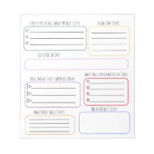 Notebook (13,97 x 15,24 cm), 40 Pages - Today Notizblock (Vorderseite)