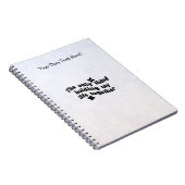 Notebook (16,5 x 22,2 cm) - The Only Thing Notizblock (Rechte Seite)