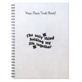 Notebook (16,5 x 22,2 cm) - The Only Thing Notizblock (Vorderseite)