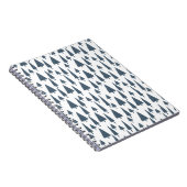 Notebook (16,5 x 22,2cm) - Weihnachtsmuster Notizblock (Rechte Seite)