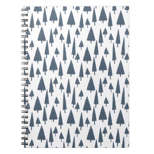 Notebook (16,5 x 22,2cm) - Weihnachtsmuster Notizblock (Vorderseite)