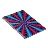 Notebook 16 Segmente in Rosa und Blau Notizblock (Rechte Seite)