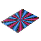 Notebook 16 Segmente in Rosa und Blau Notizblock (Linke Seite)