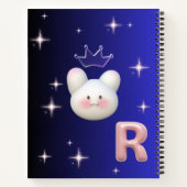 notebook 3D Soft Cute -Rabbit Notizblock (Rückseite)
