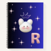 notebook 3D Soft Cute -Rabbit Notizblock (Vorderseite)