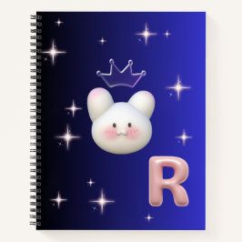 notebook 3D Soft Cute -Rabbit Notizblock