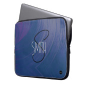 Notebook-Abdeckung Orange Swirl HAMbyWG Laptopschutzhülle (Vorderseite Links)