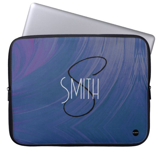 Notebook-Abdeckung Orange Swirl HAMbyWG Laptopschutzhülle (Vorderseite)