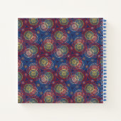 Notebook-Abstrakte Kreise Notizblock (Rückseite)