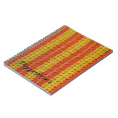 Notebook - afghanische Muscheln Notizblock (Linke Seite)