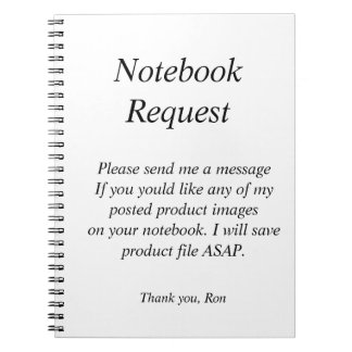 Notebook-Anforderung Notizblock