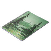Notebook Ann Hayes Painting Green Forest Notizblock (Linke Seite)