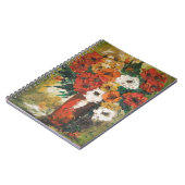 Notebook Ann Hayes Painting Red Blume Mixed Notizblock (Linke Seite)