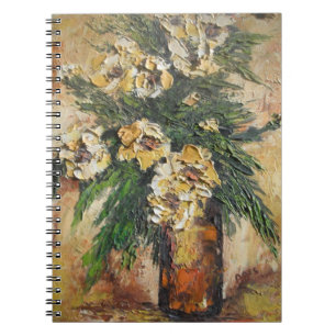 Notebook Ann Hayes Painting Yellow Flowers Notizblock