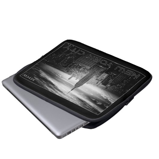 Notebook-Ärmel für NEU YORK CITY Laptopschutzhülle (Vorne Knopf)