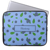 Notebook-Ärmel mit Bluebermuster Laptopschutzhülle (Vorderseite)