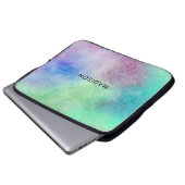 Notebook-Ärmel mit individuelle Name Color Explosi Laptopschutzhülle (Vorne Knopf)