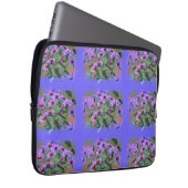 Notebook-Ärmel mit lila Aster Laptopschutzhülle (Vorne Rechts)
