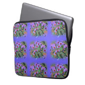 Notebook-Ärmel mit lila Aster Laptopschutzhülle (Vorderseite Links)