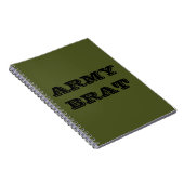 Notebook-Army Brat Notizblock (Rechte Seite)